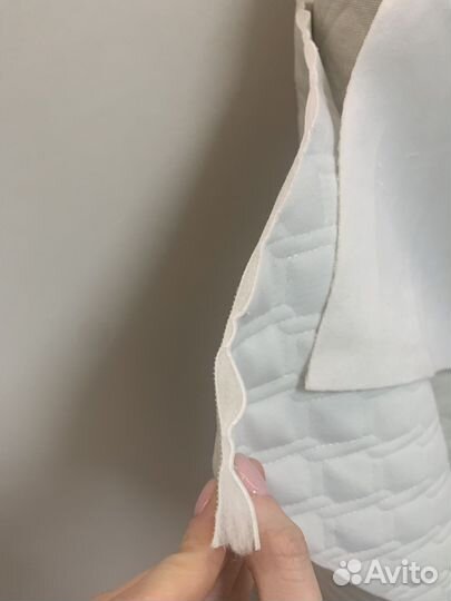 Мебельная ткань велюр молочного цвета