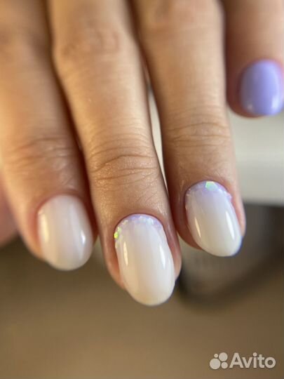 Модель на маникюр с покрытием