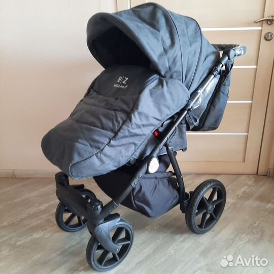 Коляска прогулочная bebizaro sport graphite