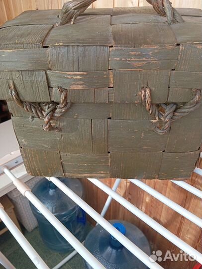 Старинный берестяной короб