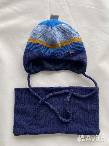 Шапка демисезон для мальчика 44 46