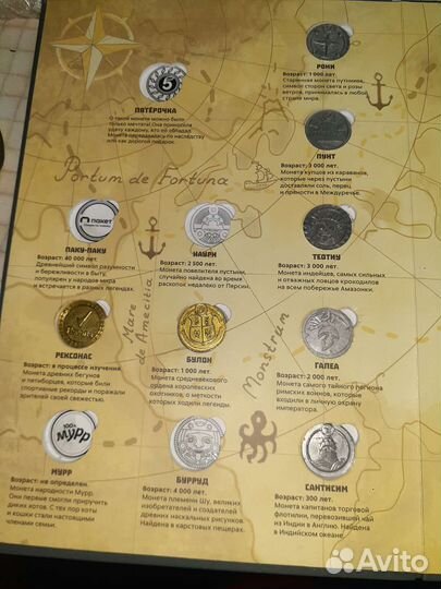 Жетоны Монеты пятерочка