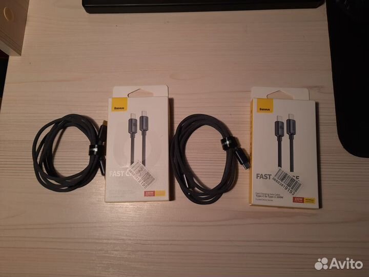 Кабель быстрой зарядки Baseus 100W Type-C-Type-C