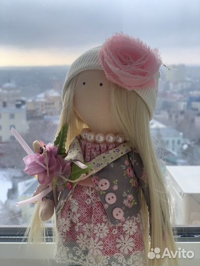 Текстильная интерьерная кукла