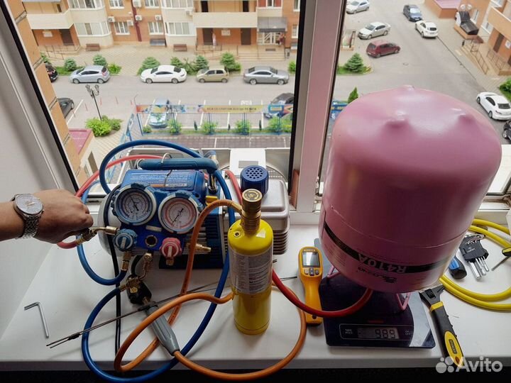 Ремонт кондиционеров. Заправка Чистка кондиционера