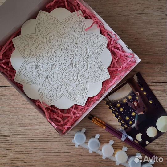 Керамическая мандала для раскраски