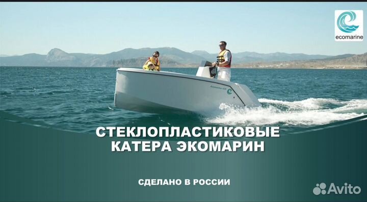 В наличии Ecomarine 4.2 серый с мотором