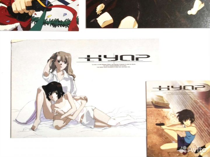 Открытки аниме Нуар