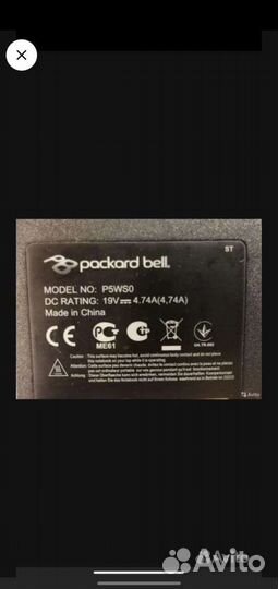 Игровой ноутбук packard bell P5WS0