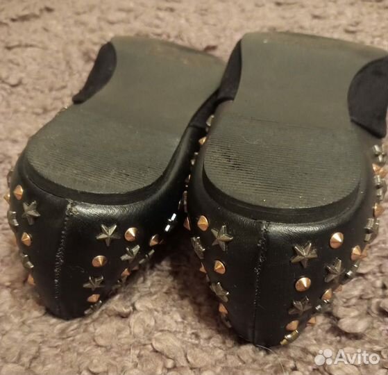 Балетки замшевые