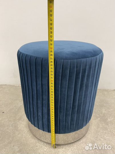 Пуфик синий