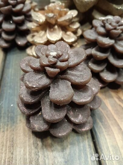 Свечи шишки. Набор