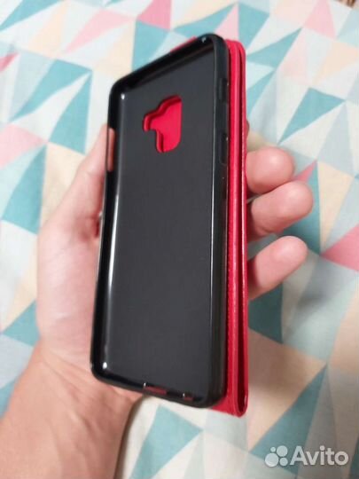 Чехол на телефон Samsung Galaxy A8, красный