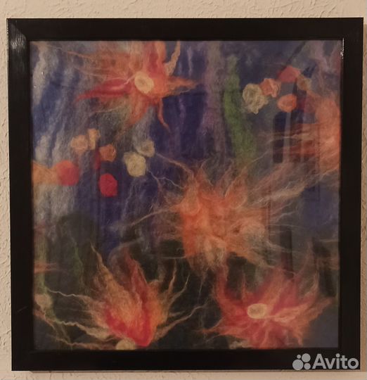 Валяная картина