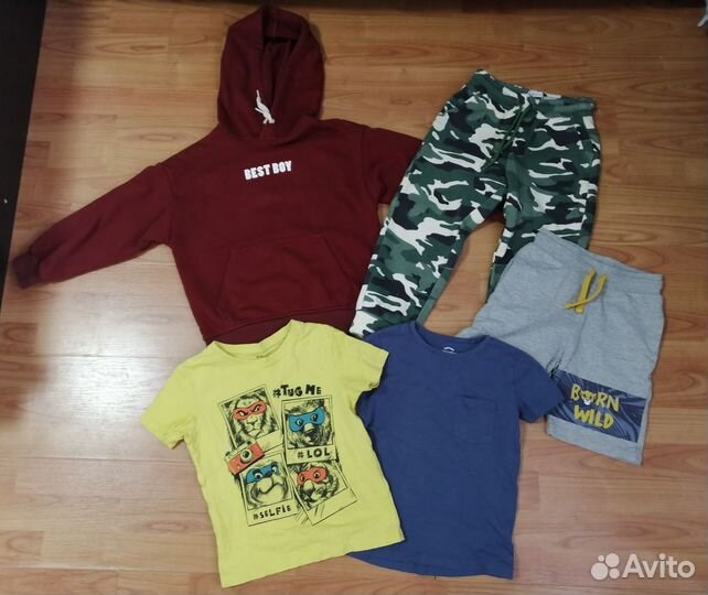 Одежда пакетом для мальчика 122