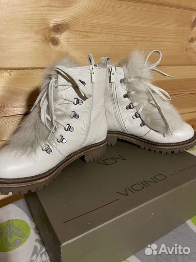 Ботинки кожаные 38