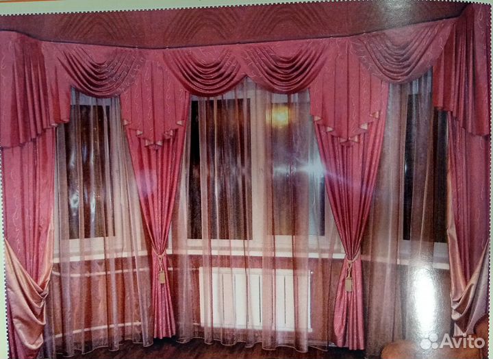 Шторы тюль портьерные ткани
