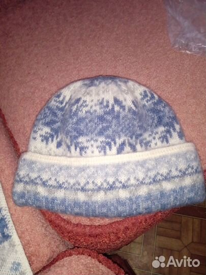 Комплект женский шапка и шарф. Исландия