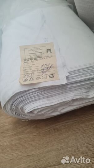 Ткань хлопок бязь отбеленная