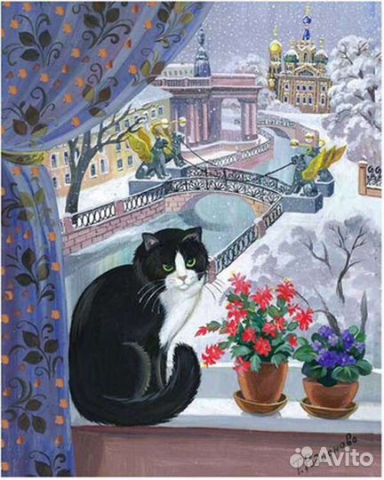 Фотография картины с автографом автора