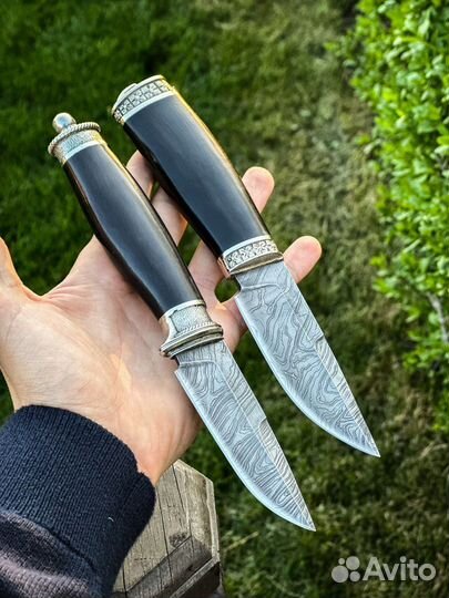 Нож из дамасской стали
