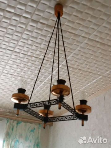 Люстра, настольная лампа, плафоны. СССР