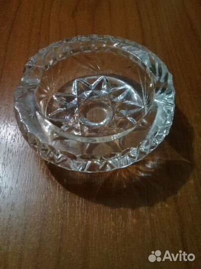 Хрустальная пепельница