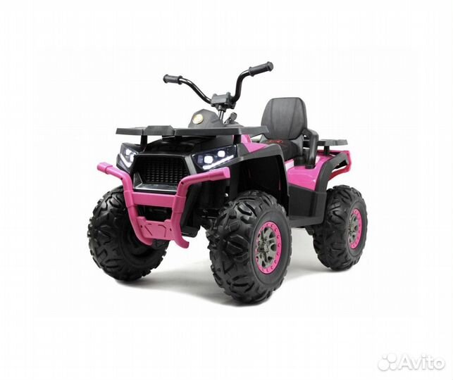 Электромобиль квадроцикл детский розовый