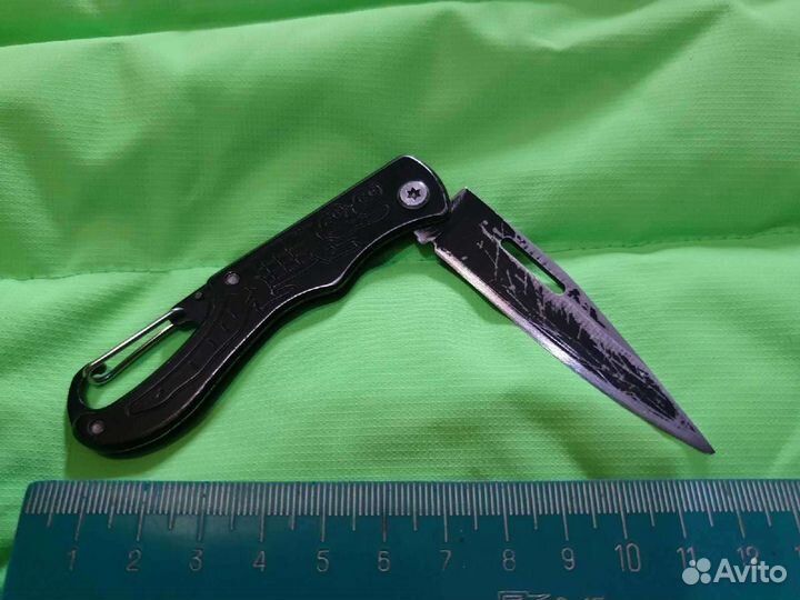 Нож брелок с карабином для ключей