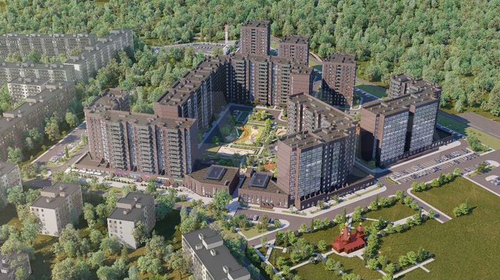 Квартира-студия, 29,3 м², 7/12 эт.