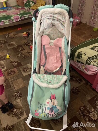 Санки коляска nika