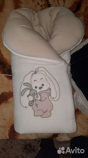 Конверт-одеяло на выписку, с комплектом