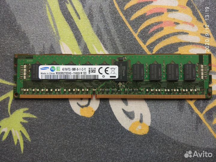 Серверная память Samsung DDR3 4GB ECC REG
