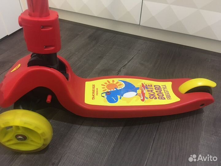 Самокат детский трехколесный kreiss