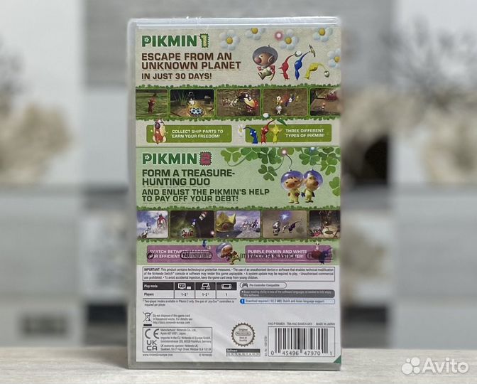 Pikmin 1 + 2 (Новый Картридж, Силд Nintendo Switch