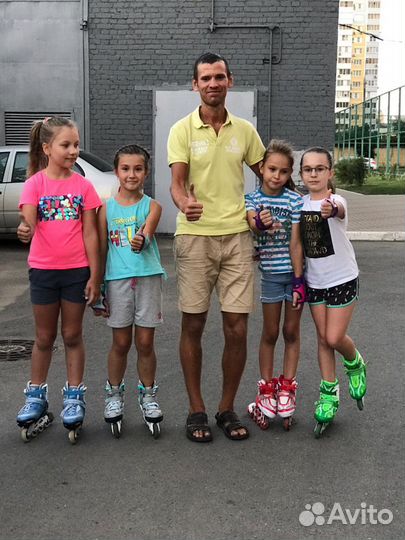 Обучение катанию на коньках и роликах. Тренер