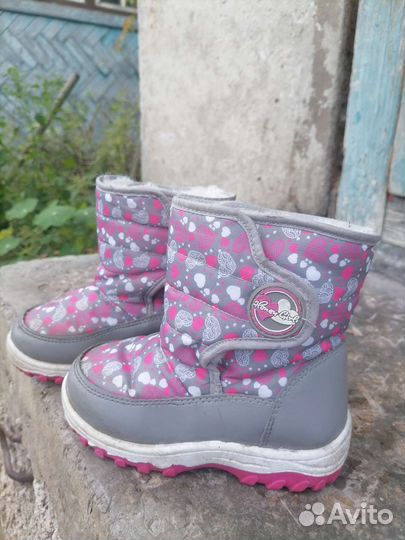 Сапоги зимние для девочки 26