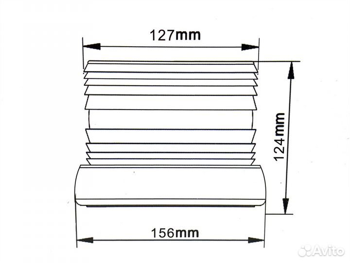 Мигалка желтая / синяя большая 2 режима