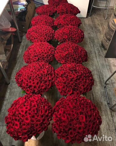 101 Роза Букеты Цветы Доставка Розы