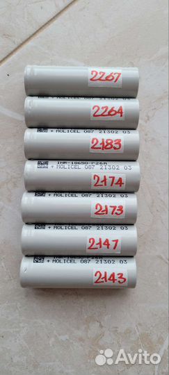 Аккумулятор Molicel INR-18650-P26A