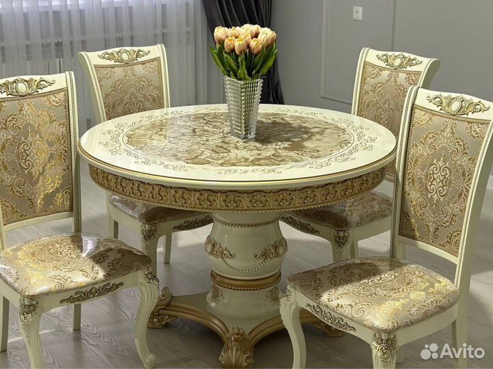 Стол и стулья 50