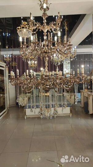 Установка сборка люстр