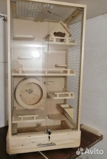 Большая клетка витрина для шиншилл и др грызунов