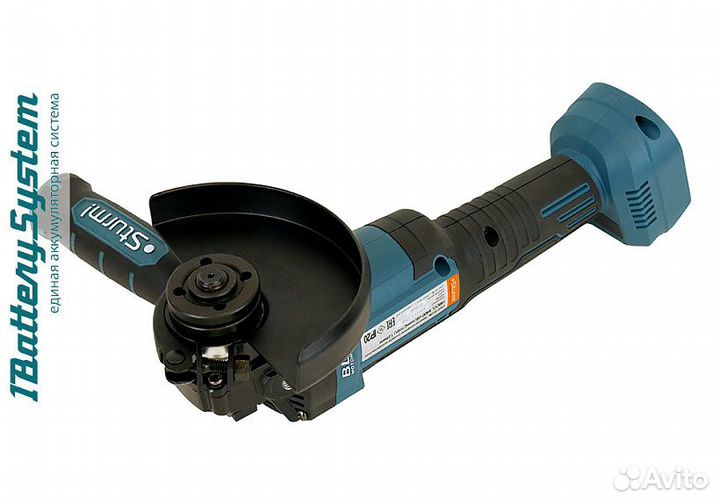 Аккумуляторная ушм Sturm CAG1812BL 1BatterySystem