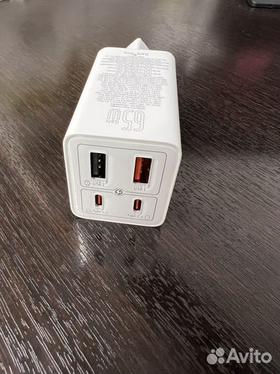 Сетевая зарядка Baseus GaN6 Pro 2C+2U(65W) Белая