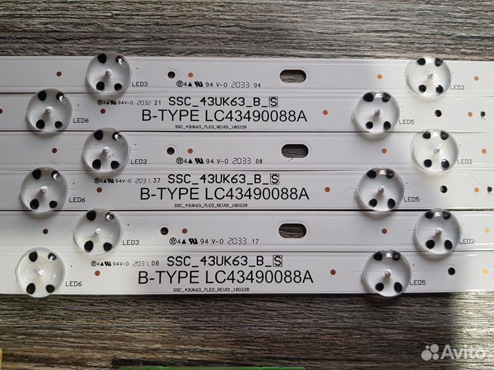 Запчасти для телевизора LG 43um7020plf