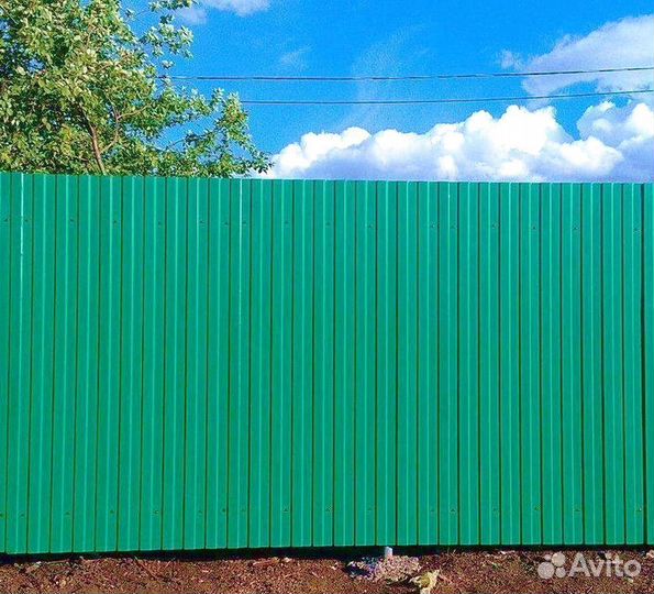 Заборы из профнастила, евроштакетника, 3D