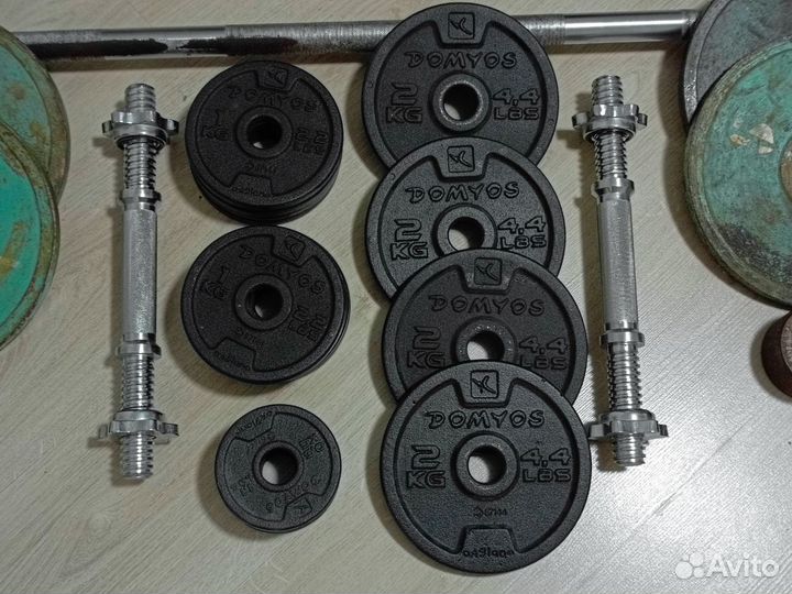 Набор штанга и гантели
