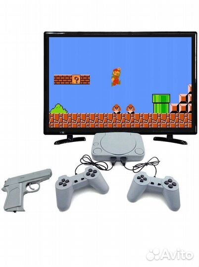 Игровая приставка dendy с пистолетом