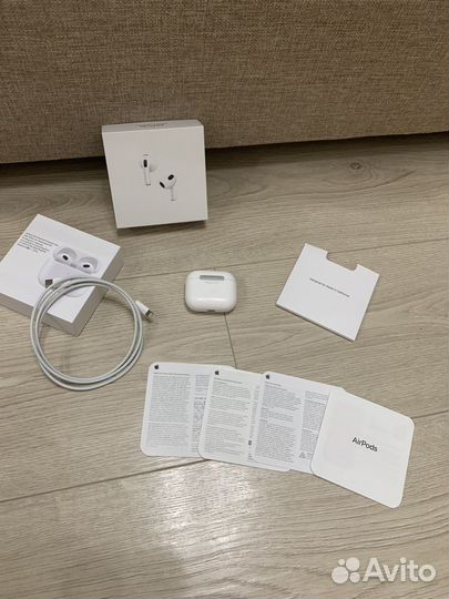 Беспроводные наушники apple airpods pro 3